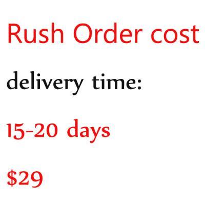 Rush Order Cost --for the order which need to be arranged to Priority