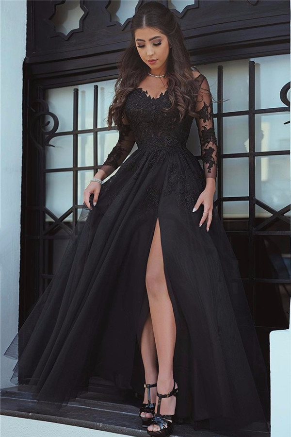 Long Black Evening Gowns