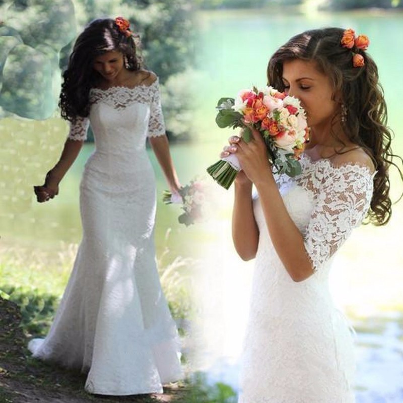 High Waist Sweetheart Wedding Dress