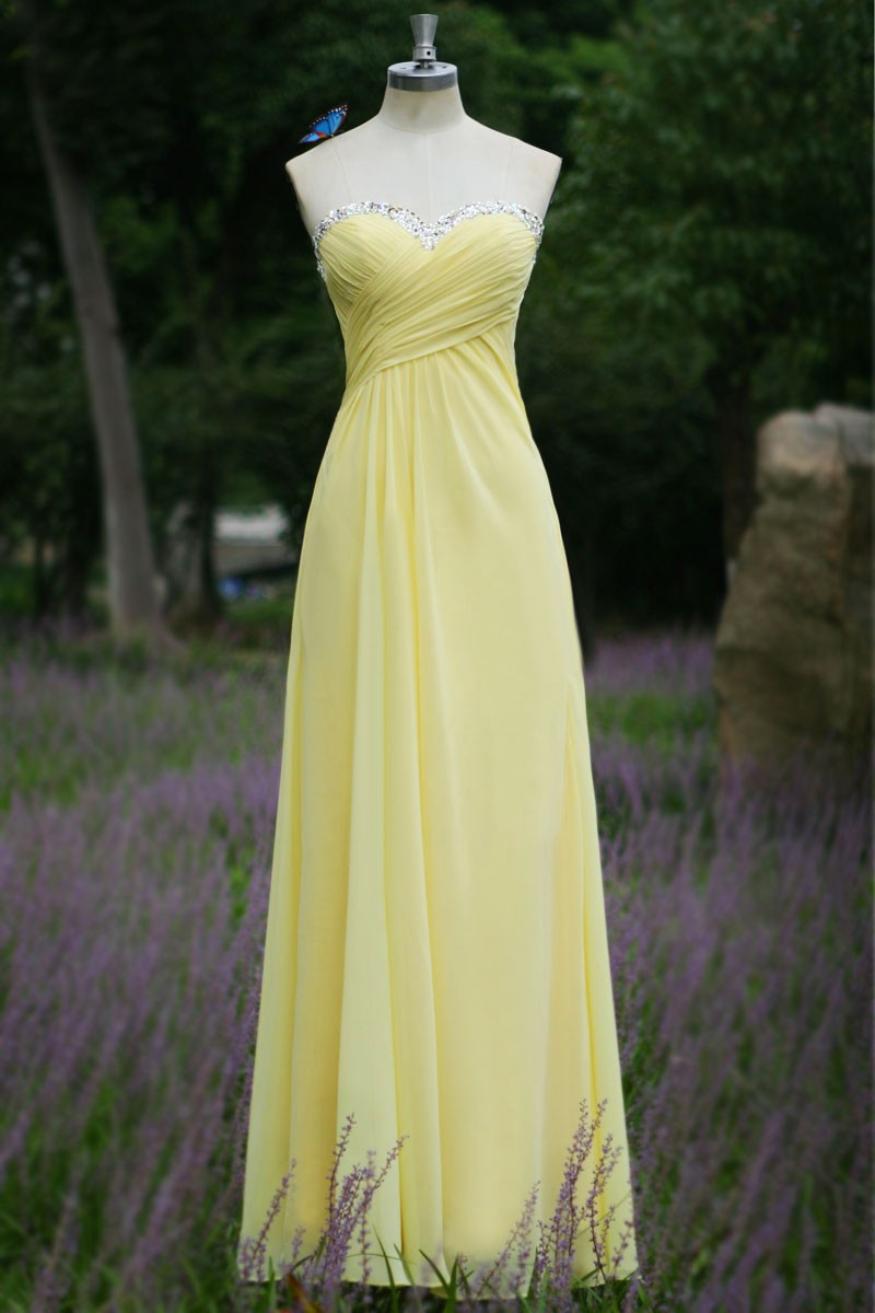 lemon formal dress