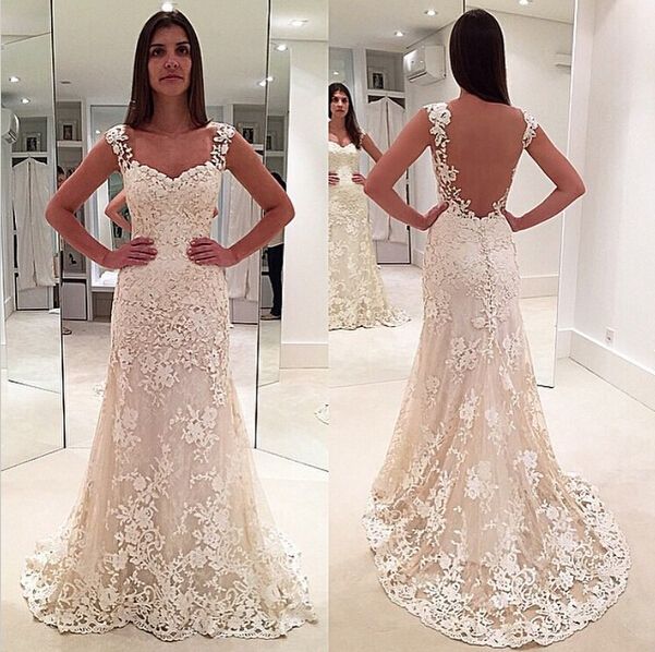 Elegant Ivory Evening Dresses