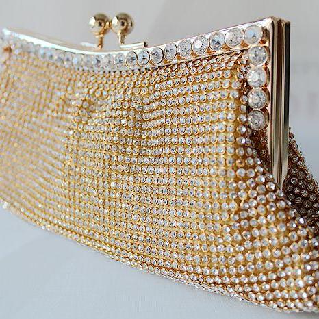 Silver Gold Black Crystal Diamante Effect Evening Clutch Wedding Party Prom Bag Box Fashion Bag 