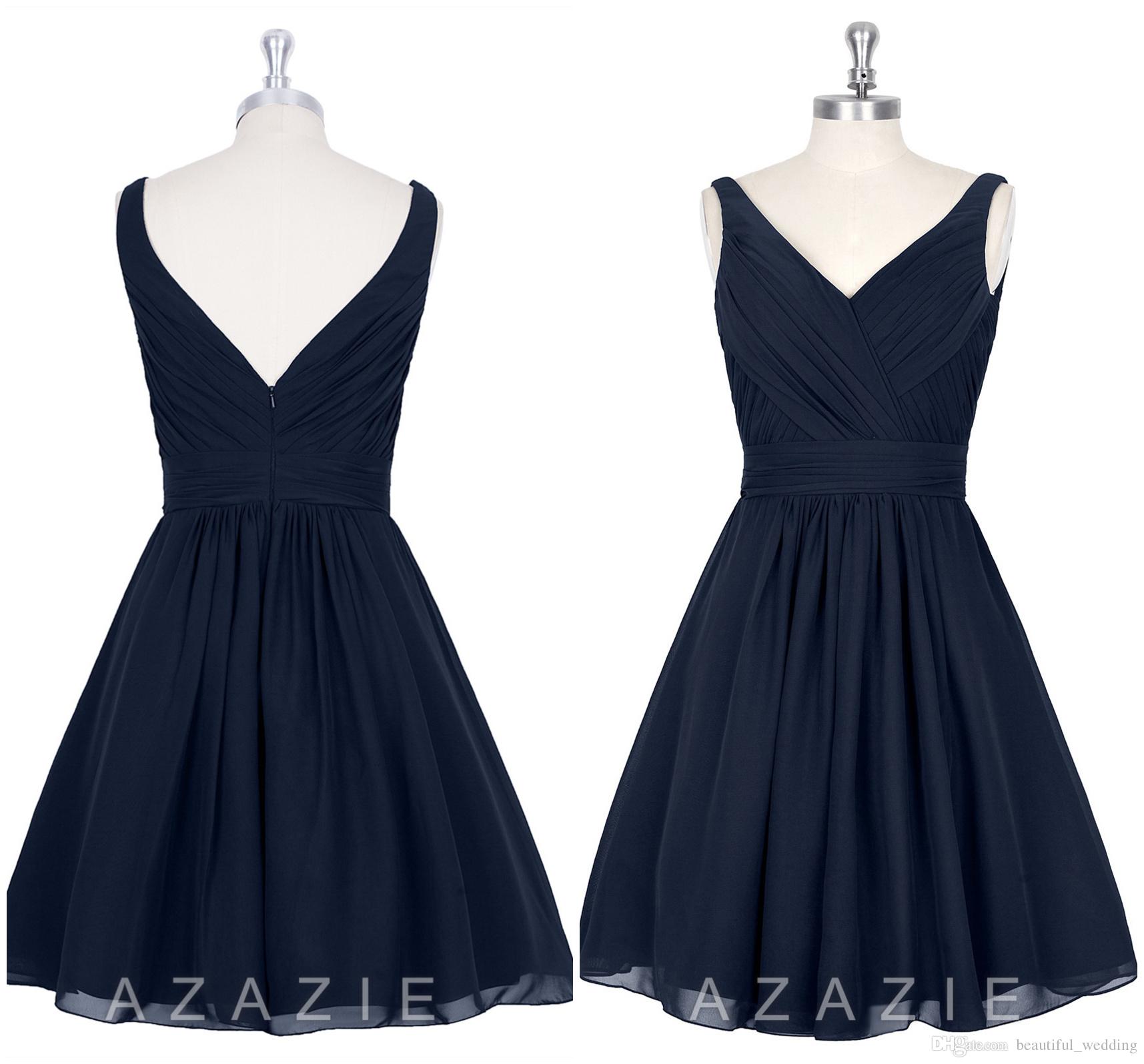 navy blue sleeveless dress
